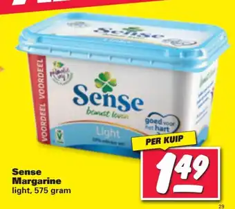 Nettorama Sense Margarine light, 575g aanbieding