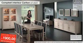 Woonsquare Compleet interieur Carlton aanbieding