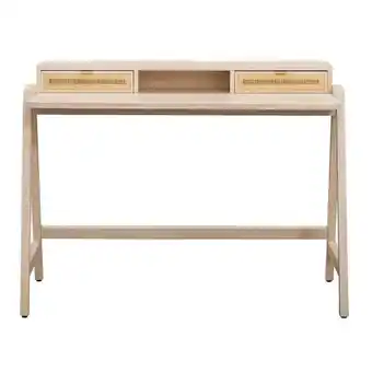 Leen Bakker Bureau Doddy - hout/webbing - 87x118x39 cm aanbieding