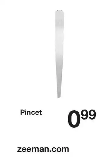 Zeeman Pincet aanbieding