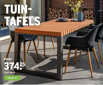 GAMMA Tafel Milos aanbieding