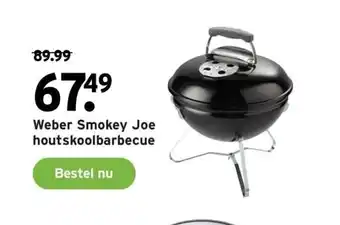 GAMMA Weber Smokey Joe houtskoolbarbecue aanbieding