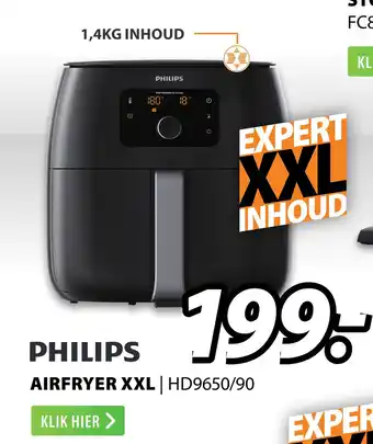 Expert Philips Airfryer Xxl HD9650/90 aanbieding