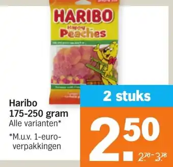 Albert Heijn Haribo 175-250 gram aanbieding