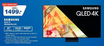 Electroworld SAMSUNG 4K QLED TV | QE65Q95TALXXN aanbieding