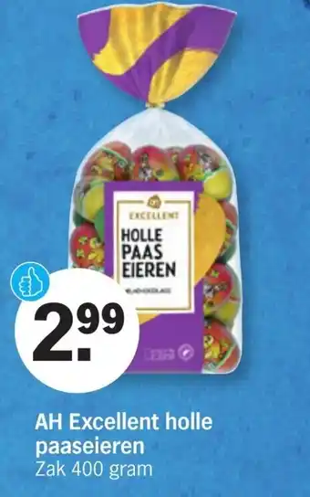 Albert Heijn Ah excellent holle paaseieren 400 gram aanbieding