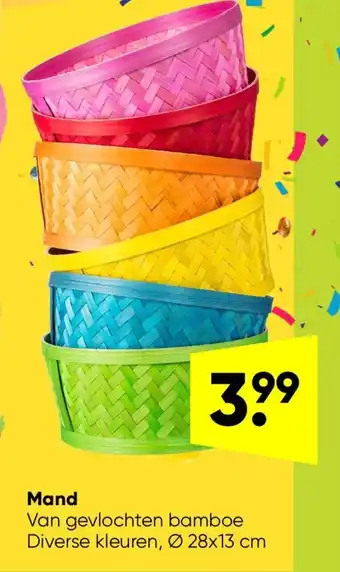 Big Bazar Mand 28x13 cm aanbieding