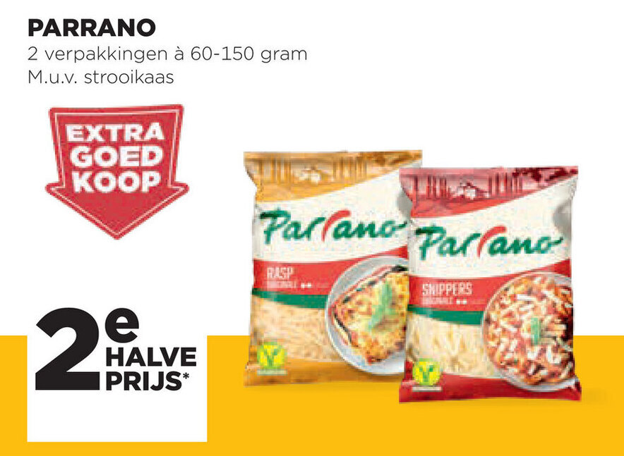 Parrano 60-150g aanbieding bij Jumbo