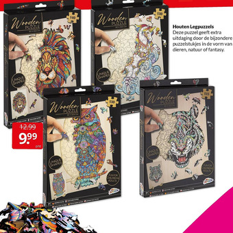 Boekenvoordeel Houten Legpuzzels aanbieding