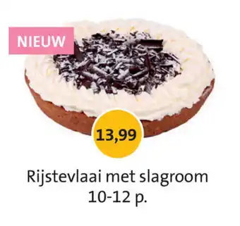 Jumbo Rijstevlaai met slagroom 10-12 p. aanbieding