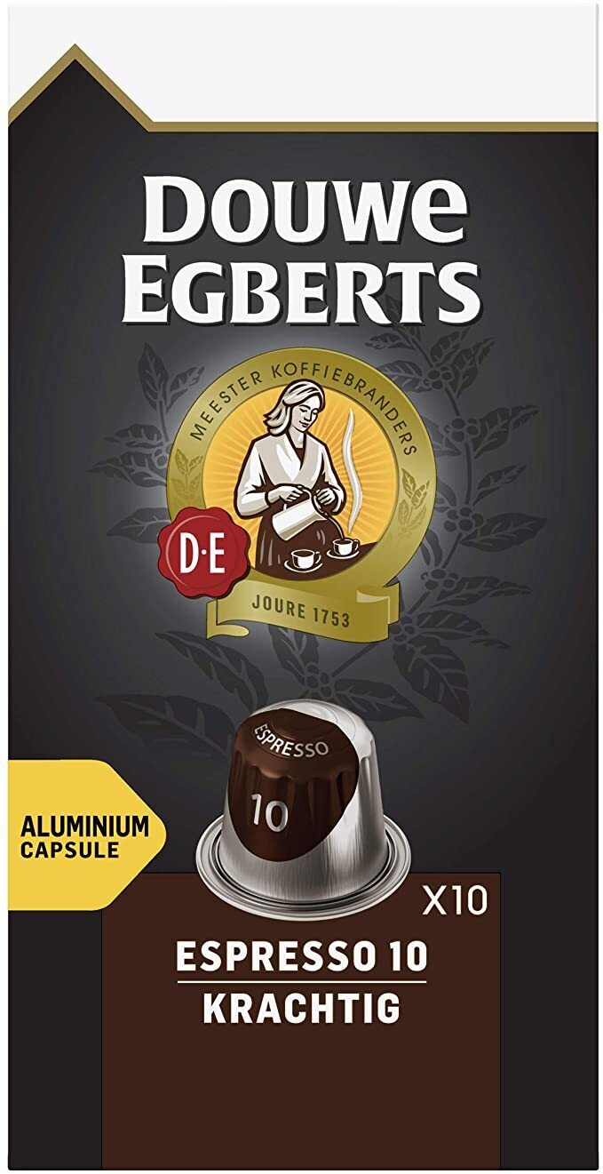 Douwe Egberts Koffiecups Espresso Krachtig, (100 Capsules, Geschikt
