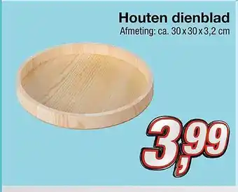 Kik Houten Dienblad aanbieding