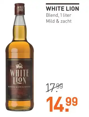 Gall & Gall White Lion 100CL Whisky 1liter aanbieding