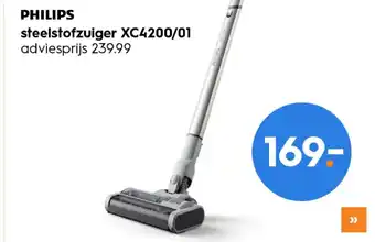 Blokker Philips Steelstofzuiger Xc4200/01 aanbieding