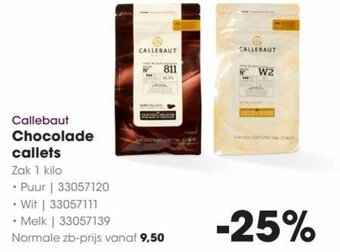HANOS Callebaut Chocolade callets aanbieding