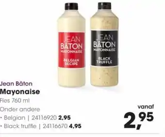 HANOS Jean baton Mayonaise 760 ml aanbieding