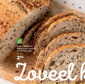 Jumbo La Place vloerbrood dubbel donker, spelt wit of licht meerzaden aanbieding