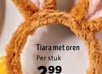 Jumbo Tiara met oren aanbieding