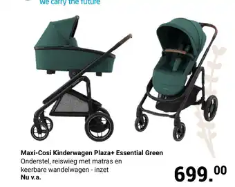 Van Asten BabySuperstore Maxi-Cosi Kinderwagen Plaza+Essential Green aanbieding