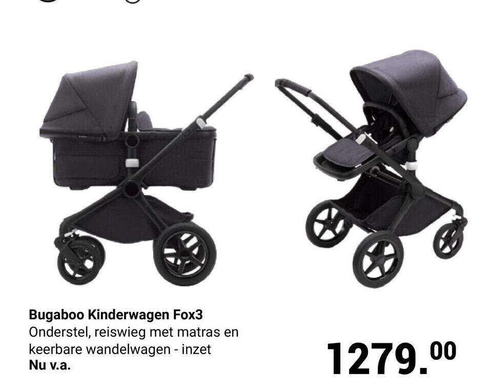 Bugaboo Kinderwagen Fox3 aanbieding bij Van Asten BabySuperstore