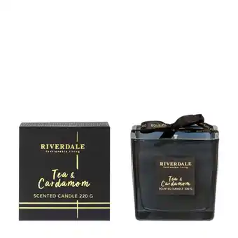 Wehkamp Riverdale geurkaars Deluxe - Tea & Cardamom aanbieding