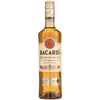 Dirck 3 Bacardi Carta Oro 70 cl aanbieding