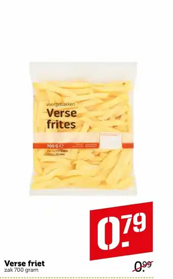 Coop Verse friet 700gr aanbieding