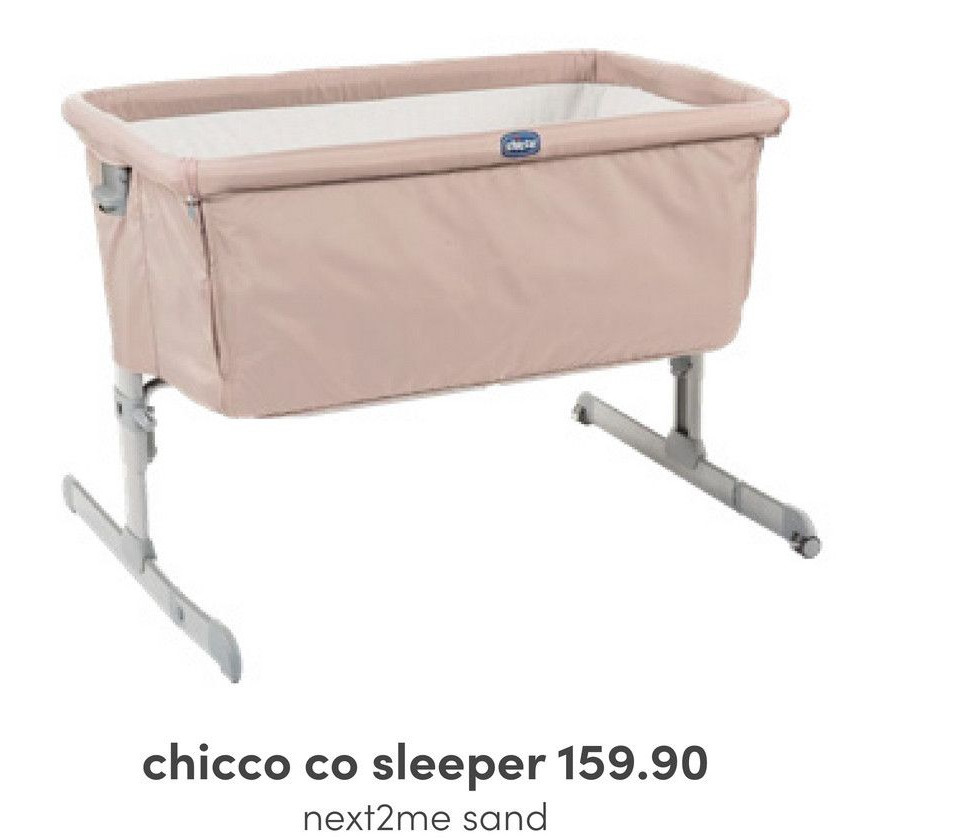chicco co sleeper next2me sand aanbieding bij Baby & Tiener