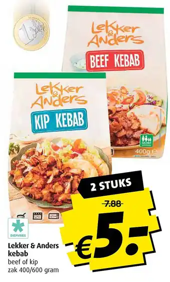 Boni Lekker & Anders kebab aanbieding