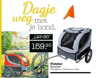 Dierspecialist Fietskar Runner aanbieding