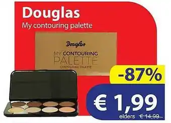 Die Grenze Douglas My Contouring Palette aanbieding