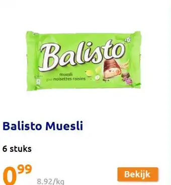 Action Balisto Muesli aanbieding