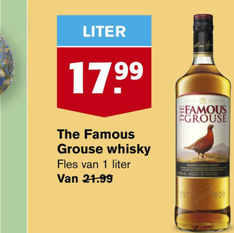 Hoogvliet The Famous Grouse whisky aanbieding