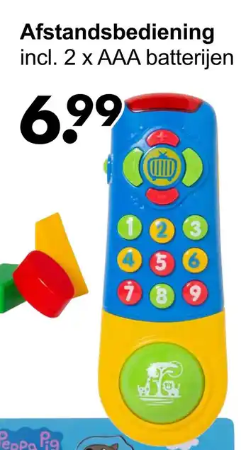 Wibra Afstandsbediening aanbieding