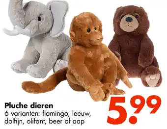 Wibra Pluche dieren aanbieding