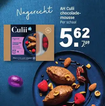 Albert Heijn Culii chocolademousse aanbieding