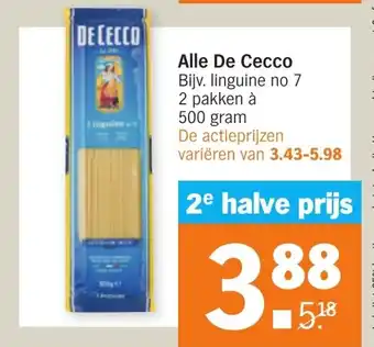 Albert Heijn De Cecco aanbieding