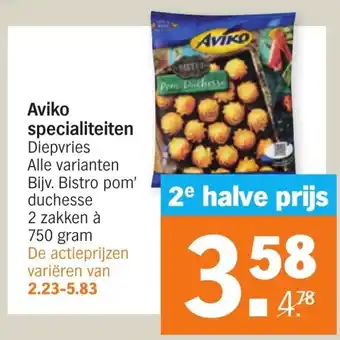 Albert Heijn Aviko specialiteiten aanbieding