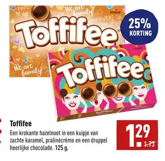 ALDI Toffifee 125g aanbieding