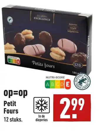 ALDI Petit fours 12 stuks aanbieding