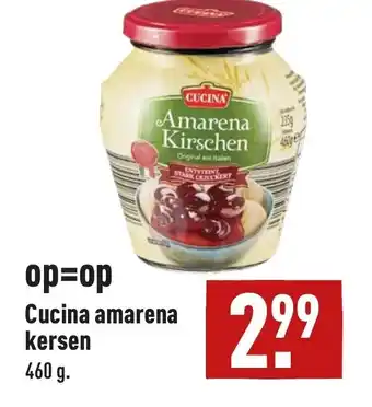 ALDI Cucina amarena kersen 460g aanbieding