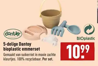 ALDI 5-Delig dantoy bioplastic emmerset aanbieding