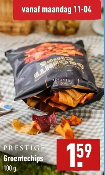 ALDI Groentechips 100g aanbieding