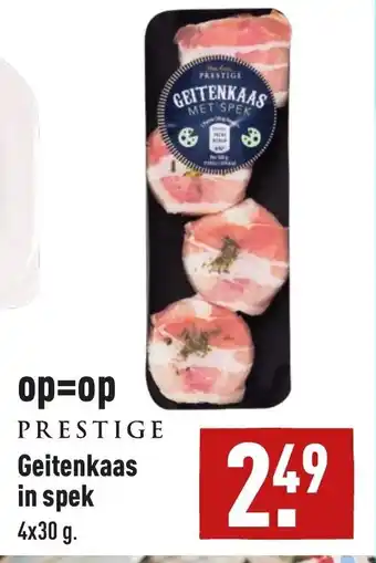 ALDI Geitenkaas in spek 4 x 30g aanbieding