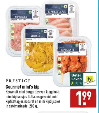 ALDI Gourmet mini's kip 200g aanbieding