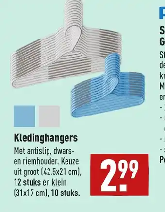 ALDI Kledinghangers aanbieding