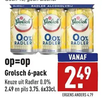 ALDI Grolsch 6-pack 6 x 33cl aanbieding