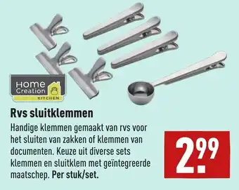 ALDI Rvs sluitklemmen aanbieding