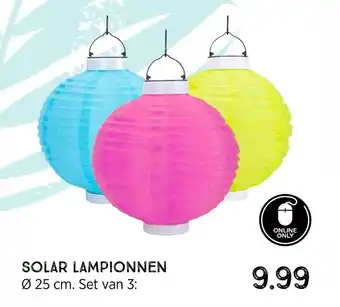 Xenos Solar Lampionnen 25cm aanbieding