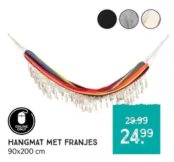 Xenos Hangmat met franjes 90*200cm aanbieding